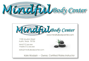 Mindful Body Center Logo ~ Business Card