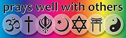 Prays Well With Others Bumper Sticker